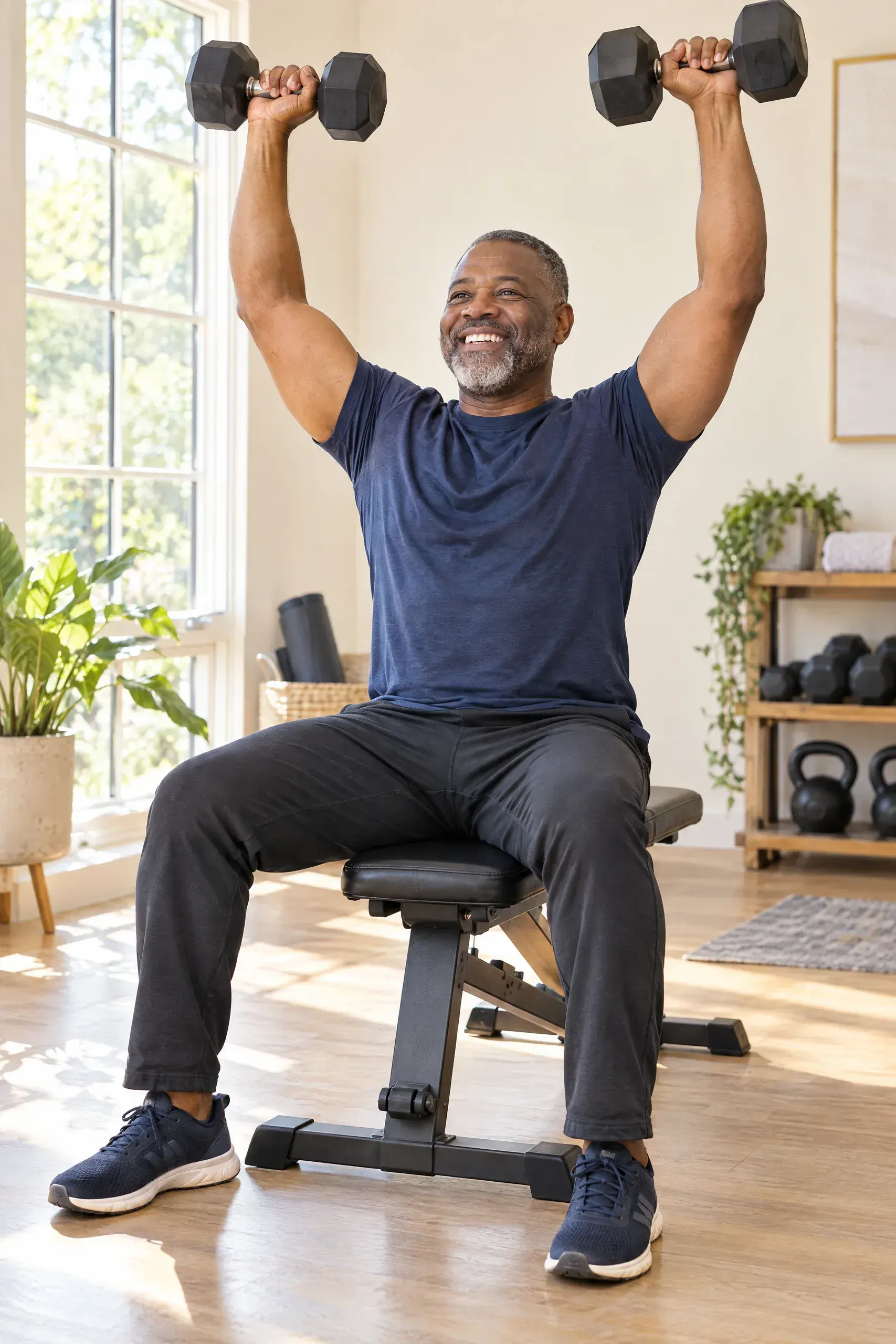 Active adult over 40 considering joint pain and recovery support options at Aspire Trim Clinic near Charlotte, NC