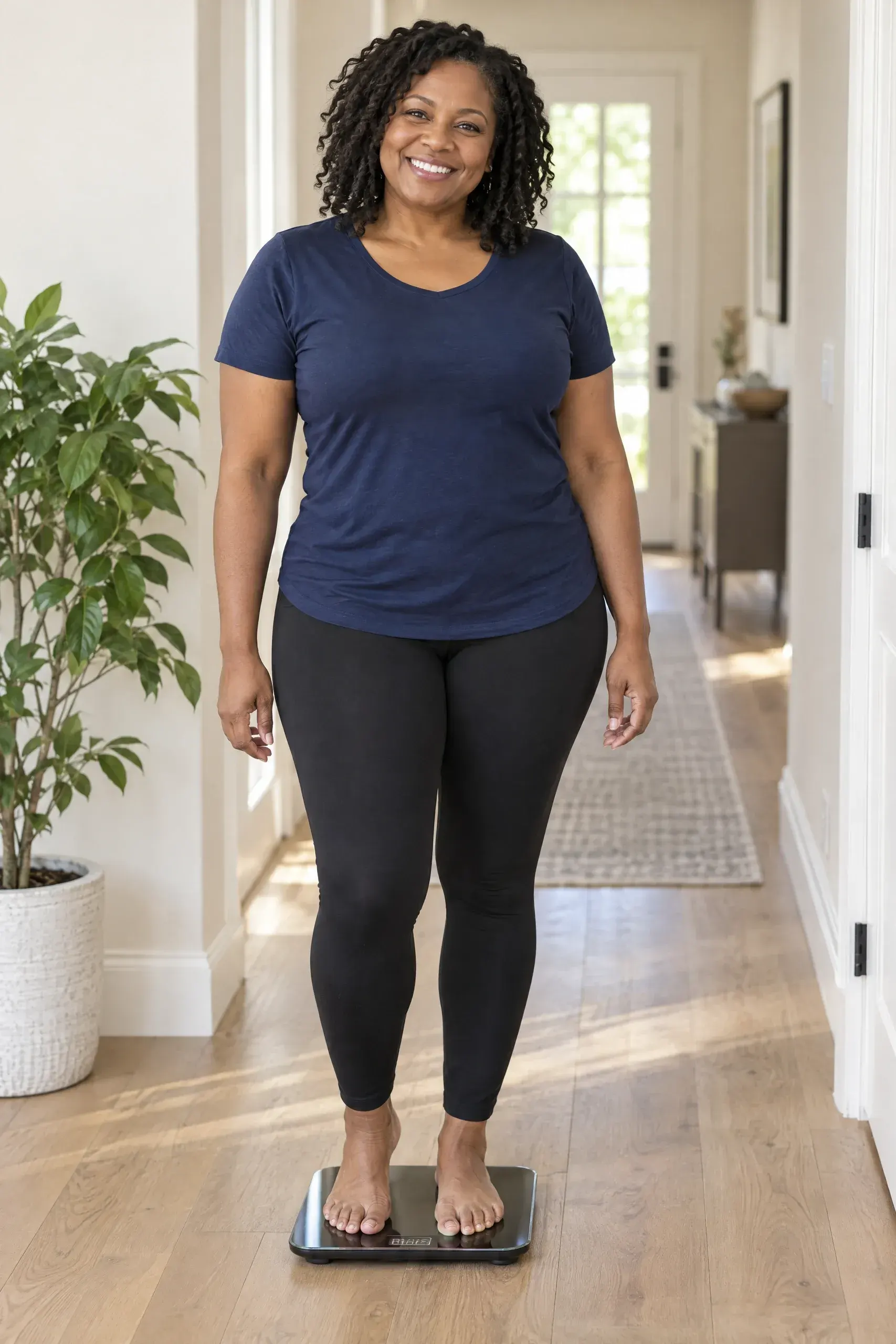 Client describing a weight loss plateau during a free consultation at Aspire Trim Clinic in Charlotte, NC